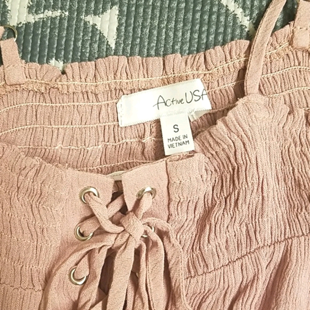 ACTIVE USA Pink Top Medium NWT - Picture 5 of 5